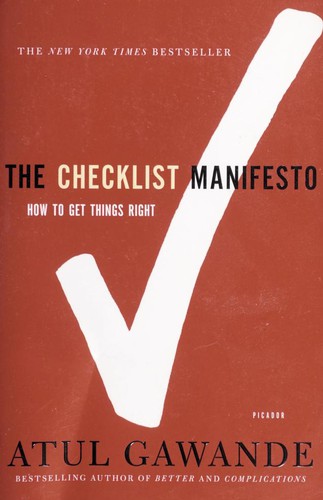 Cover of The Checklist Manifesto